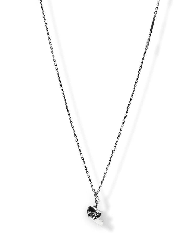 LOUIS VUITTON Sterling Silver Lockit Necklace 1288685